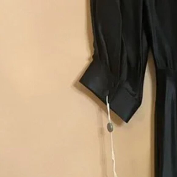 DEITAS 100% Silk Pleated Maxi Dress - Picture 9 of 16